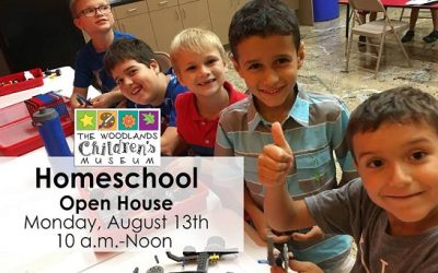 Homeschool Open House at The Woodlands Children’s Museum.